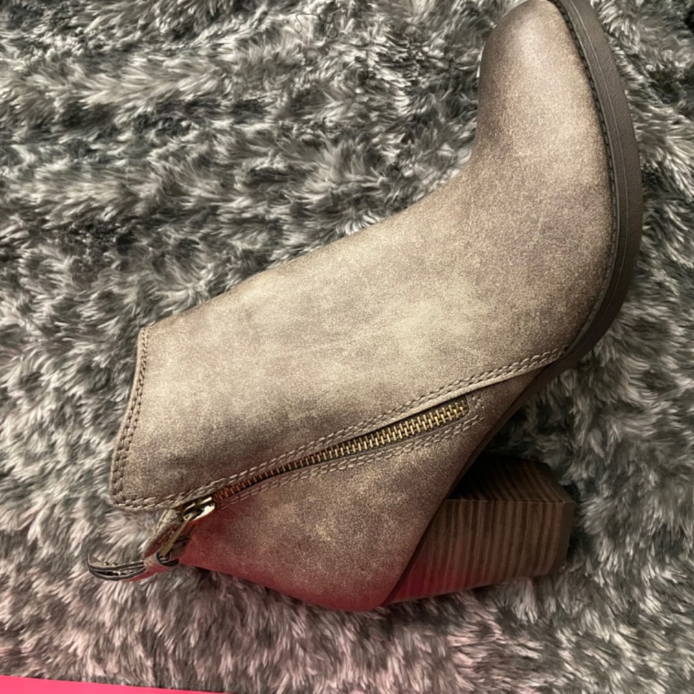 Taupe Bootie - Picture 3 of 5